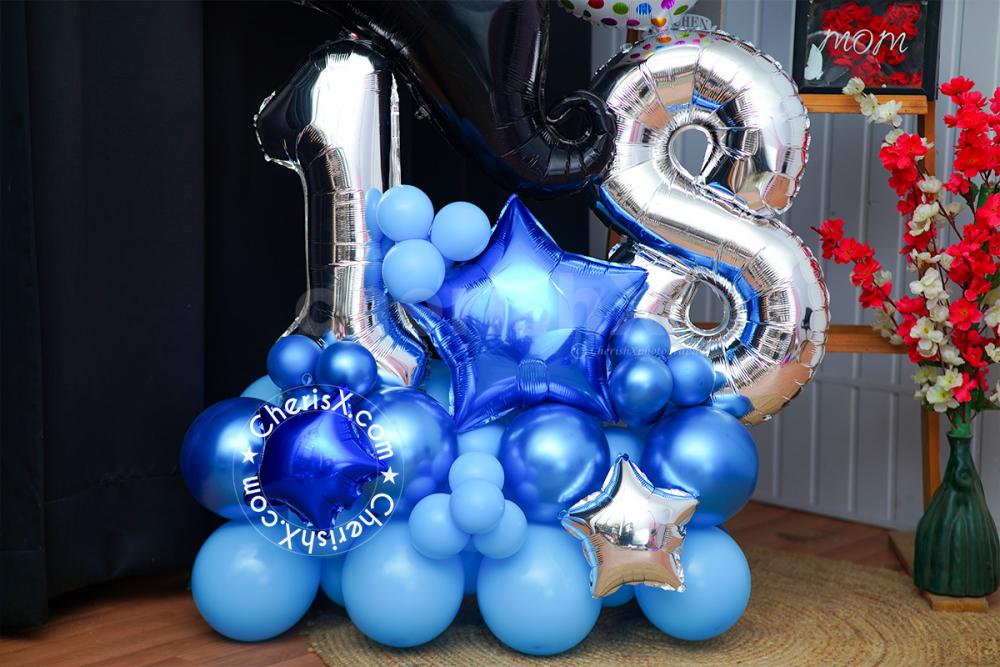 The special Moustache foil balloon makes it exciting and extraordinary