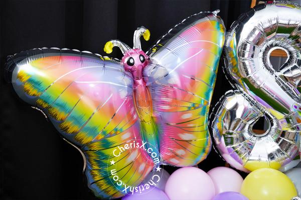 The first birthday is always special, and this butterfly balloon bouquet will make it even more special