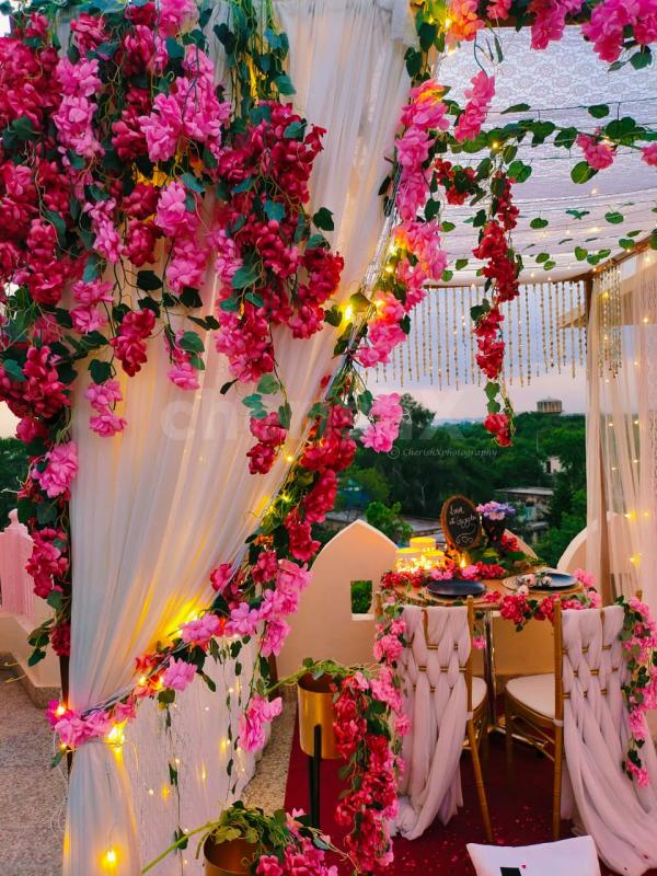 The romantic vibes at the gazebo will create lasting memories for you and your partner