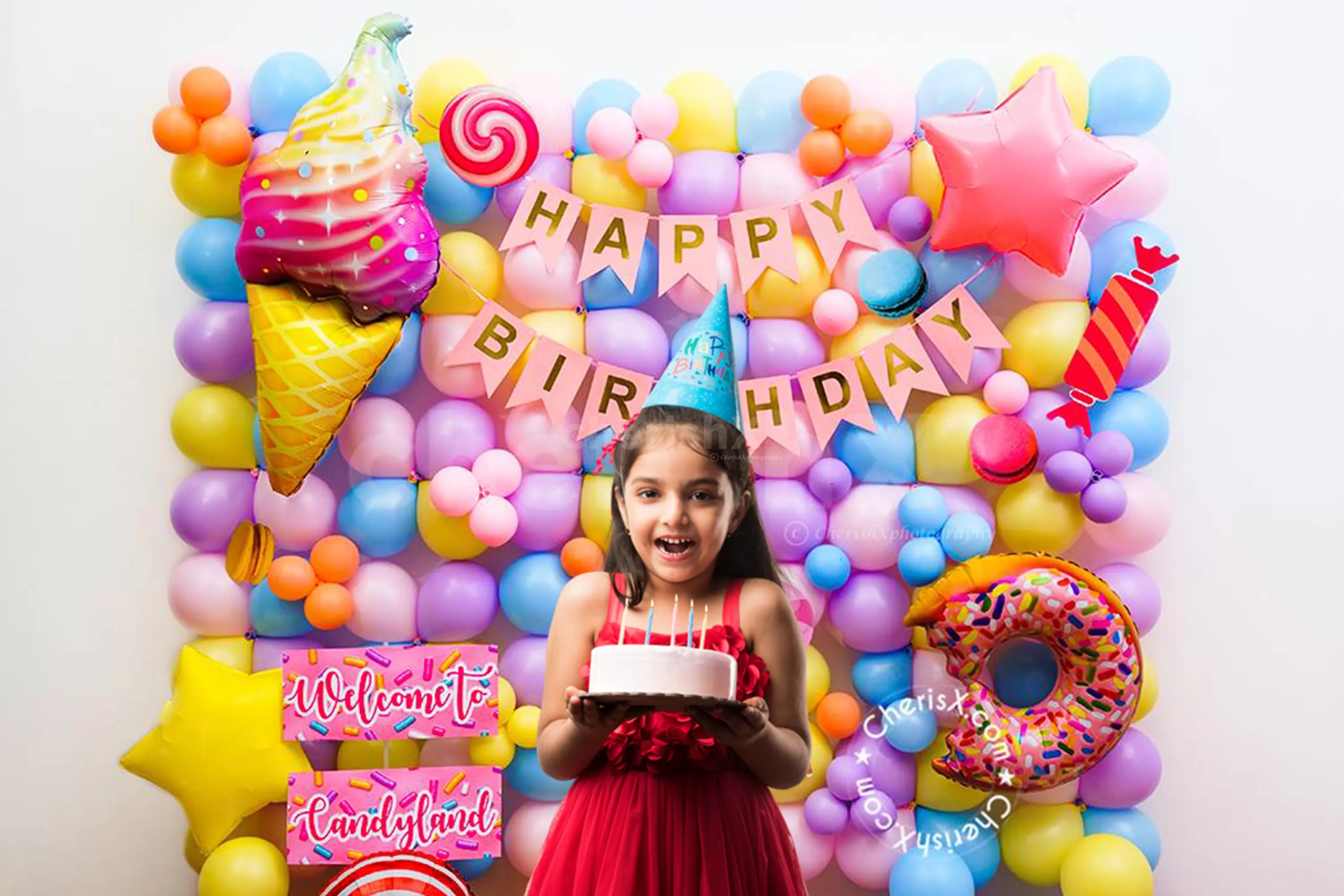 Buy CherishX Birthday Decoration Items Kit - Combo Online at Best