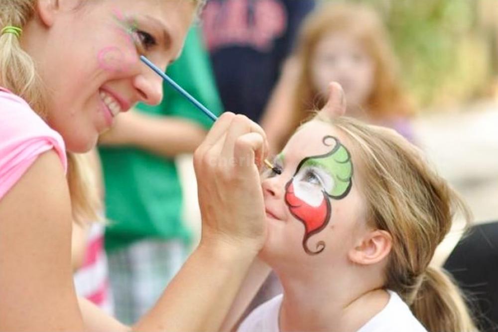 Add a creative activity like face painting to your kid's birthday