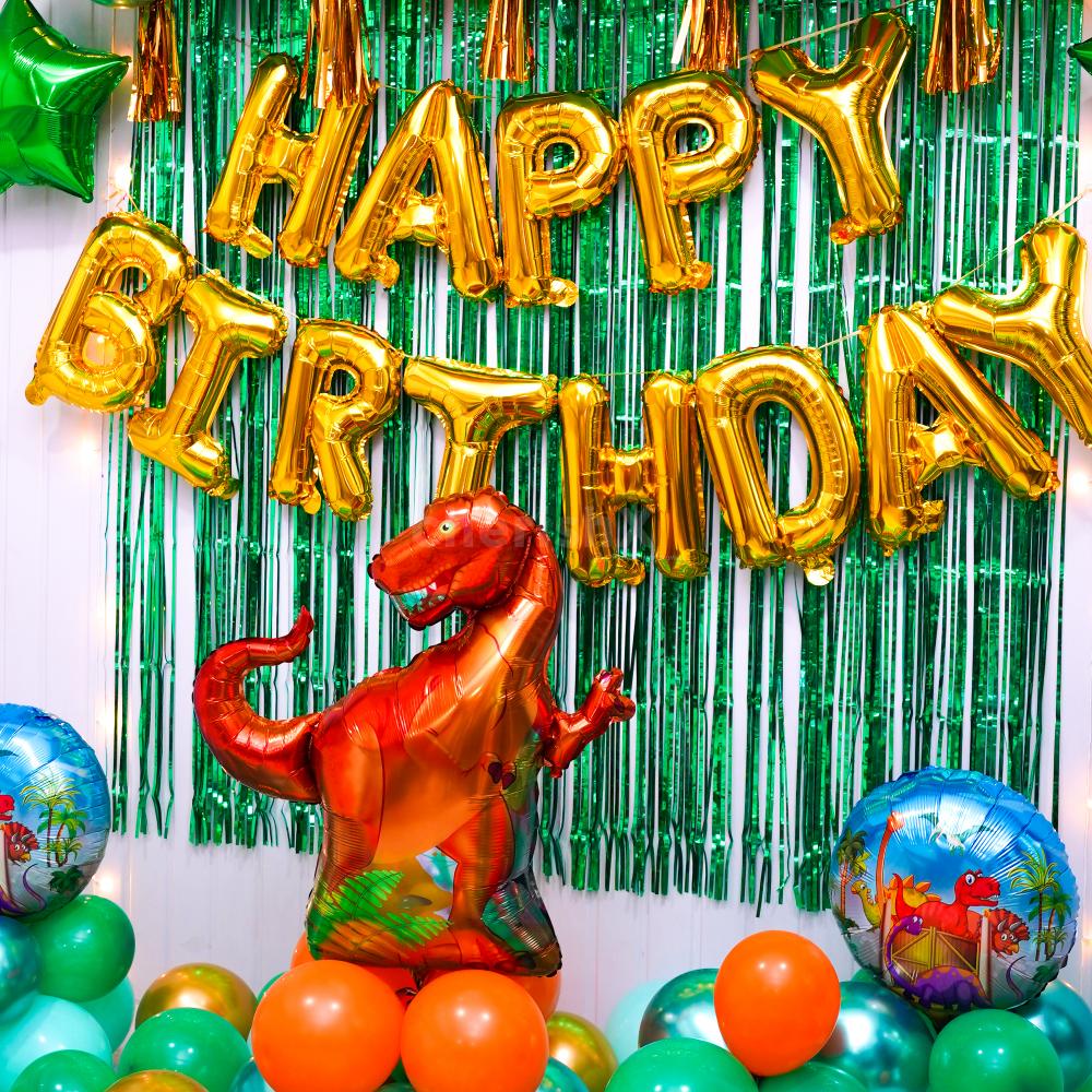 Relive the prehistoric days with our stunning dinosaur happy birthday theme décor