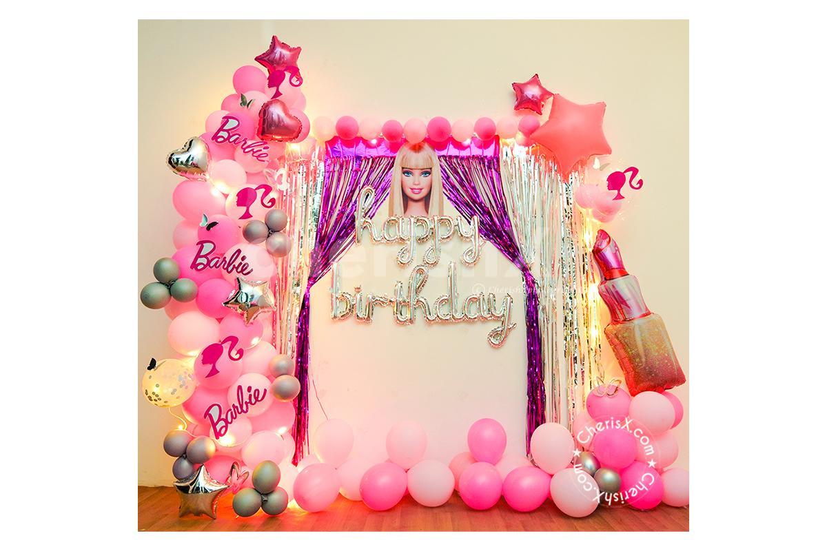 Barbie theme sale party supplies