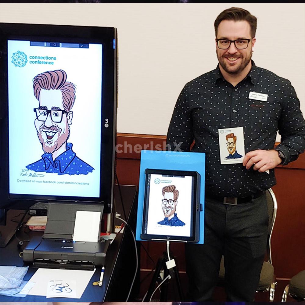 A digital caricature will be a fun activity creating lasting memories of your kid's birthday party Let your kids enjoy every moment of the party with this exclusive digital caricature counter.