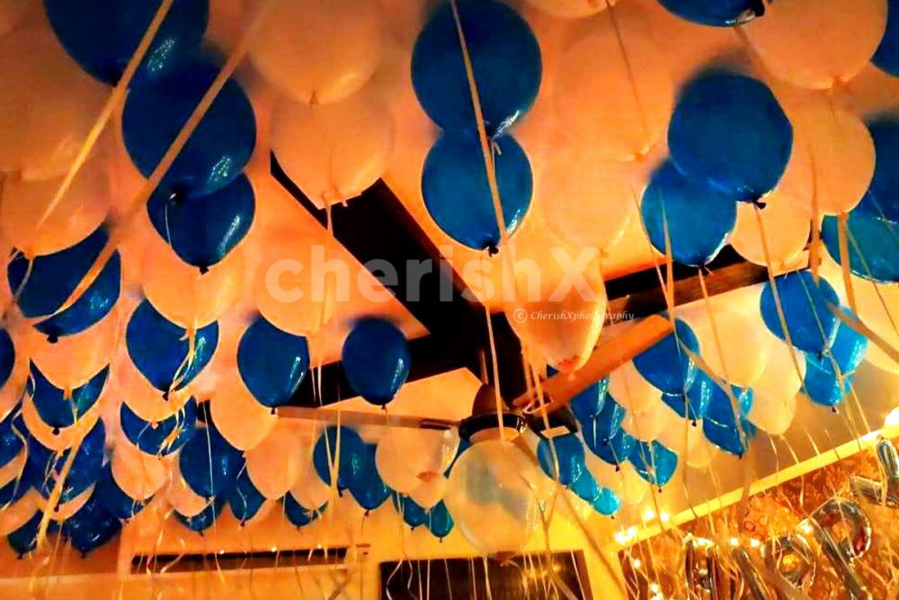 CherishX's Balloon decoration consists of different colored balloons to make your celebrations bright and beautiful.