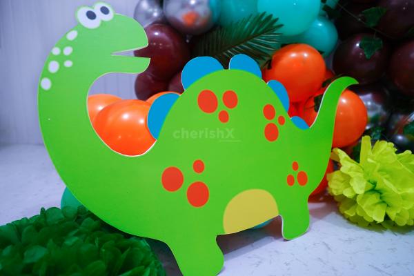 Our two dinosaur foot sun board cut out will captivate children at their birthday parties.