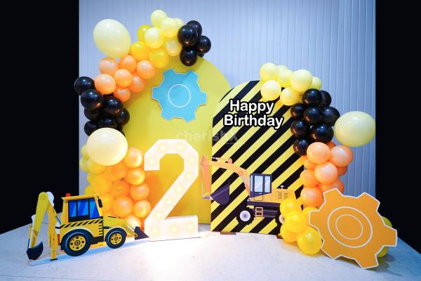 A birthday with our special construction theme will be rejoicing for many years