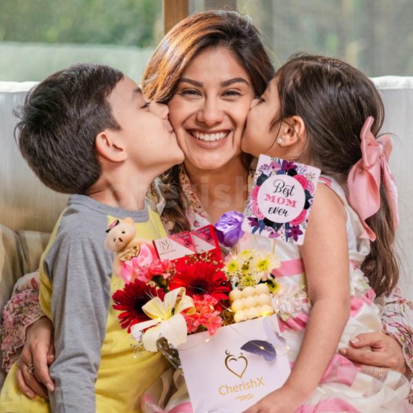 Surprise your Mom with a Gift i.e., a Bucket full of Gorgeous flowers on Mother's Day!