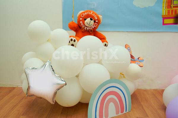 Arrange a beautiful function of naming ceremony with this gorgeous Up Themed Decor by CherishX!