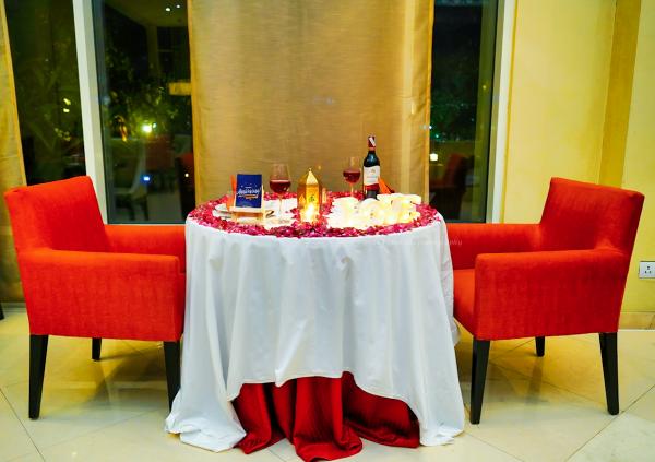 Celebrate your Anniversary or Partner's Birthday with indoor candlelight dinner in Gurgaon