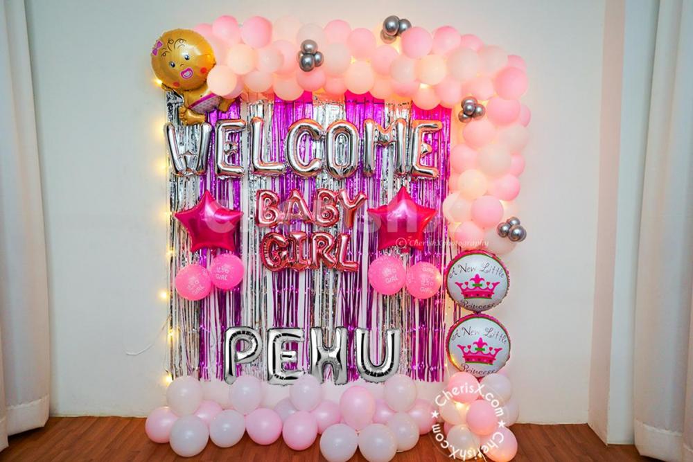 Let the celebrations be grand with CherishX's Naming Ceremony Decor!