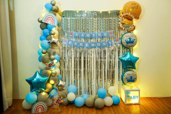 A Cute Baby Naming or Annaprashan Ceremony Decor for your Child.