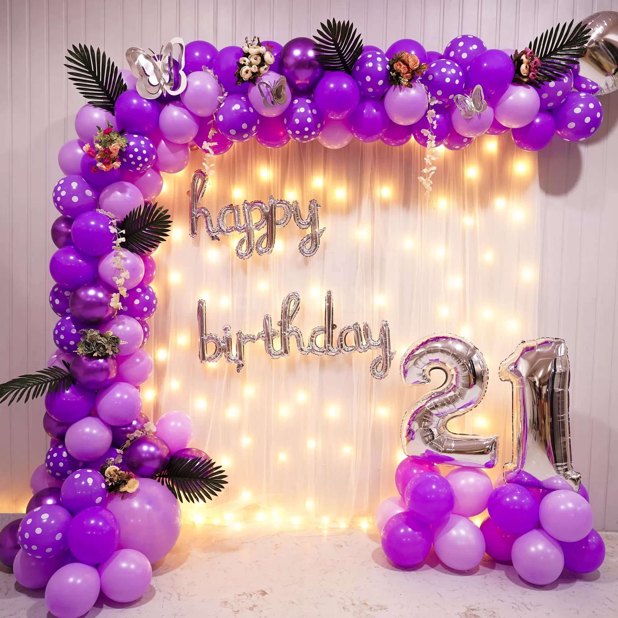 Regal Purple Affair Birthday Decoration for Your Special