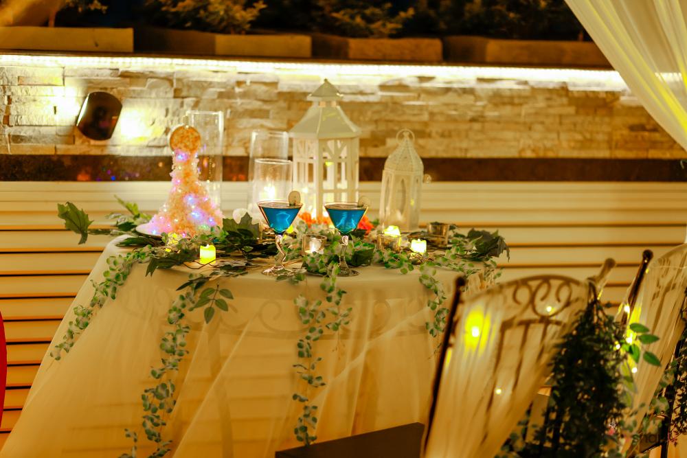 Dine amidst a breathtaking display of decorations.