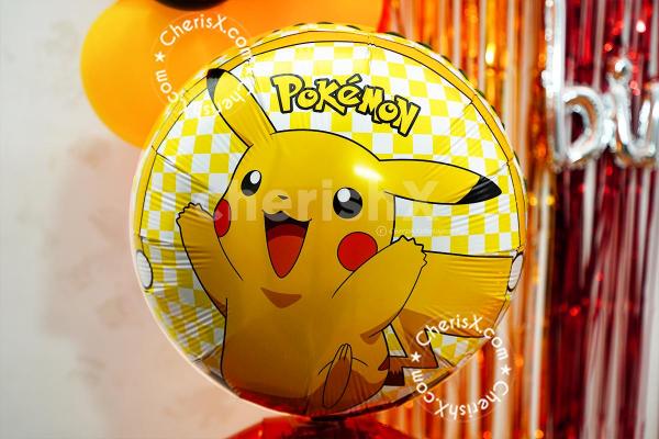 The Pokémon theme foil balloons are the most fun-loving element of the theme