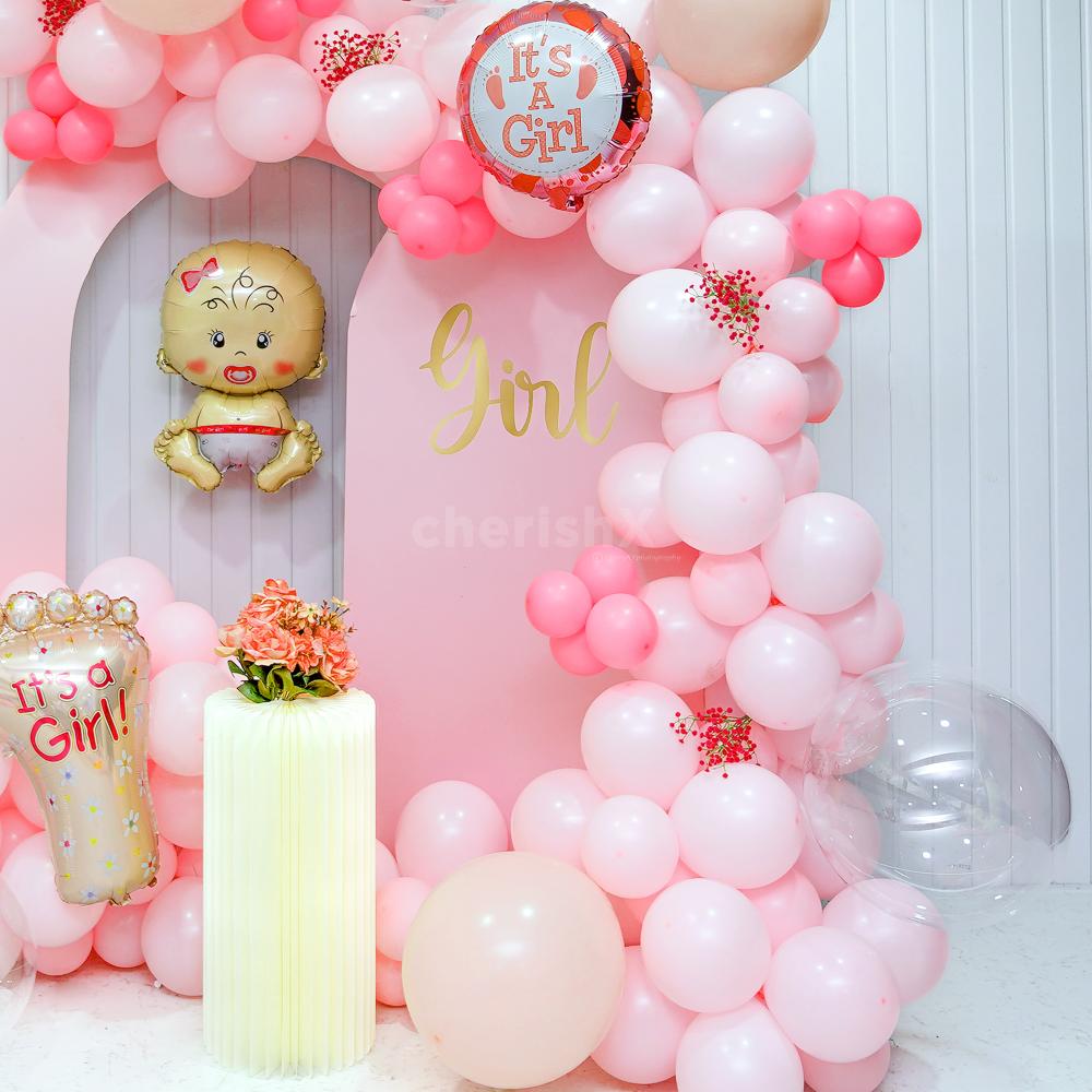 Add a touch of sweetness to your surroundings with our delightful pastel pink and latex pink balloons.