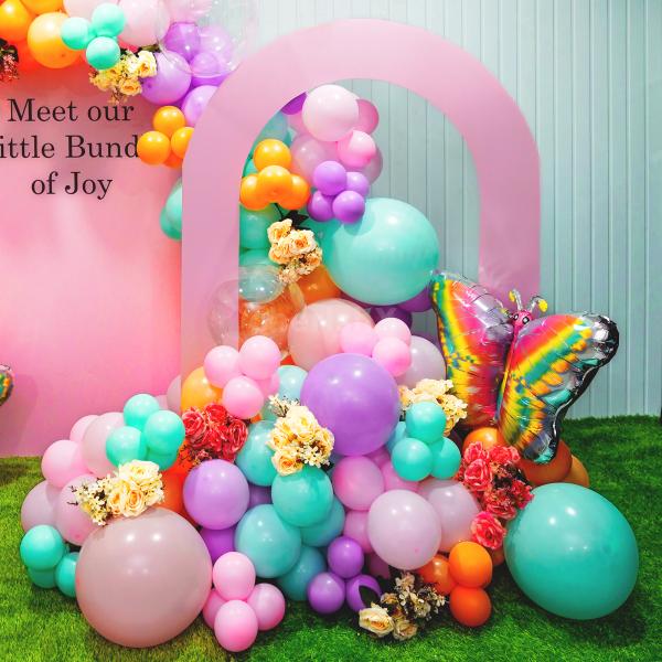 Celebrate the Arrival of Your Little Bundle of Joy with our Pastel Garden Decorations.