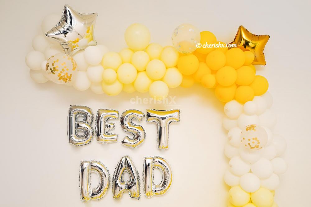 A father’s day decoration at home for Father’s day as well as father's birthday