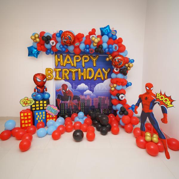 Make your child happier with this Spider-Man Birthday Theme Decor!