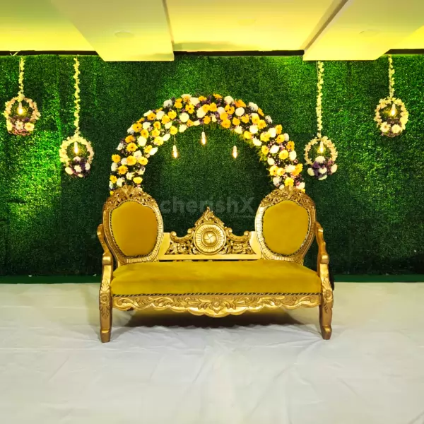 2min Background Decorations With Sarees/2 ని