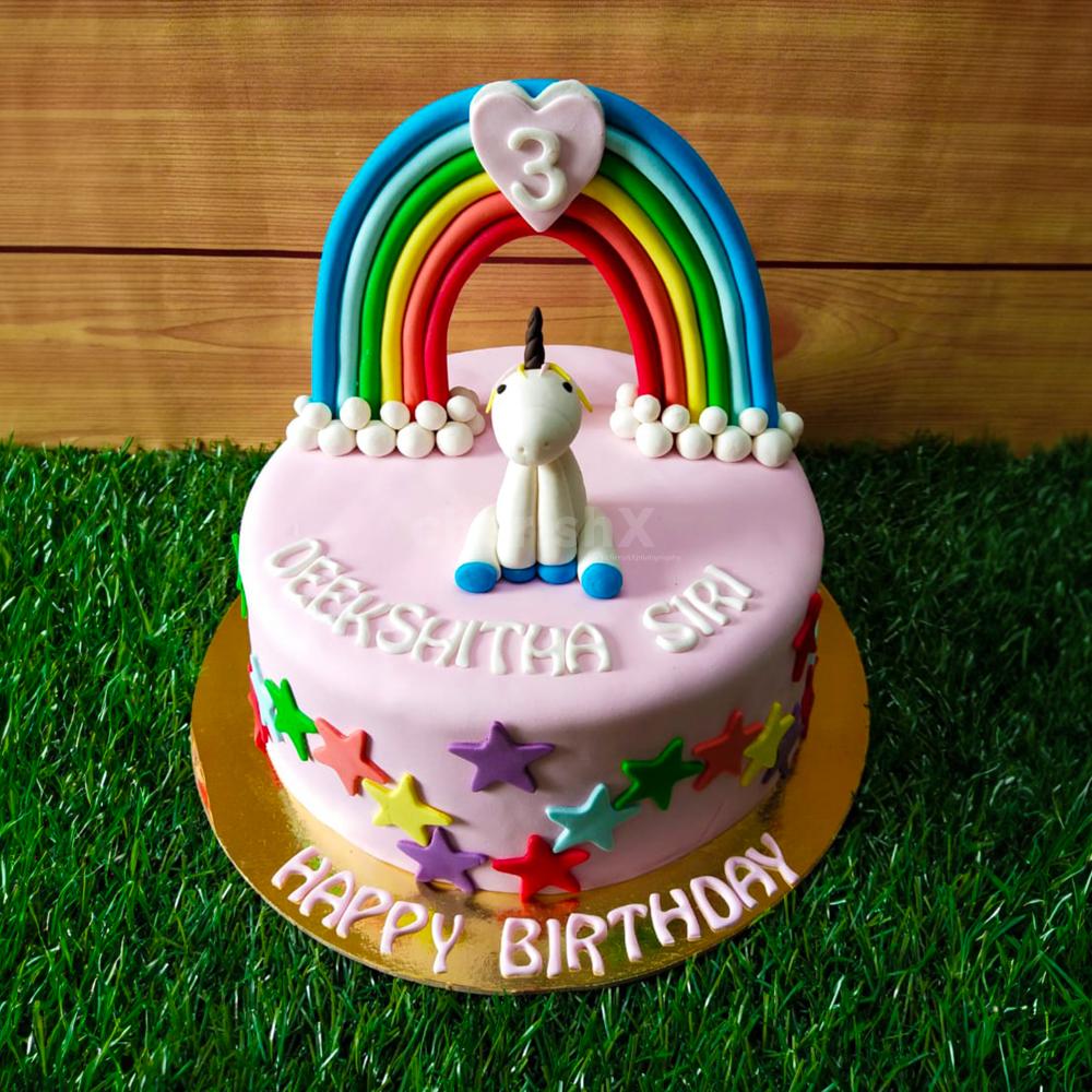 Easy Unicorn Cake DIY for a Unicorn Birthday Party - Merriment Design