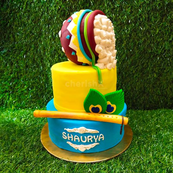 Krishna Theme Cake Designs & Images