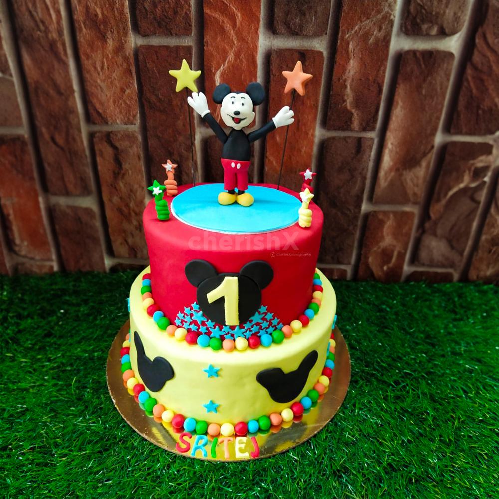 Buy Mickey Mouse Cake Topper, Oh Twodles, Birthday Cake Topper, Birthday  Party Decorations Online in India - Etsy