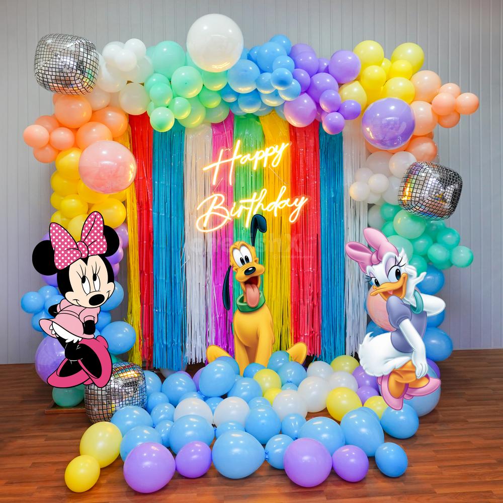 Experience the Magic of Minnie & Friends Rainbow Decoration.