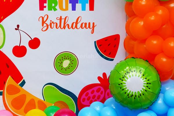 Experience the Playful Vibe of Fruit-Inspired Balloon Decor.