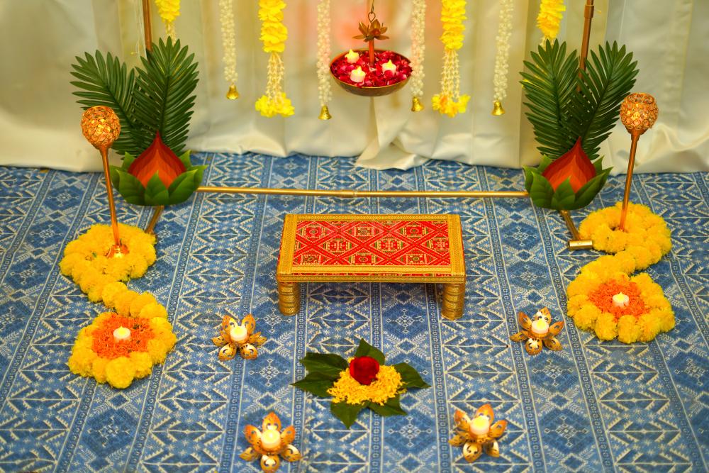 Spread love, light, and positivity by gifting someone the ease of a DIY Auspicious Diwali Puja Altar.