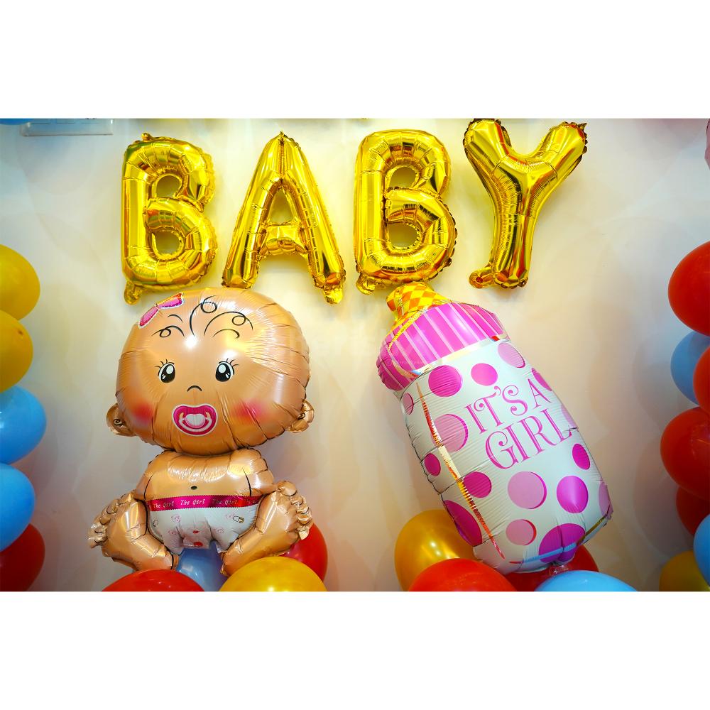 Baby welcome balloon decoration near me