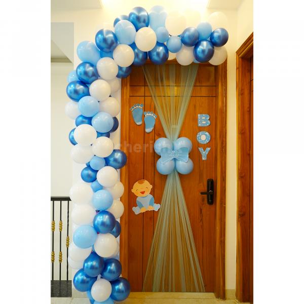 Baby boy welcome decoration