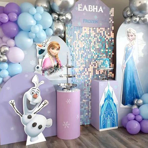 Elsa theme brthday decor ideas at home