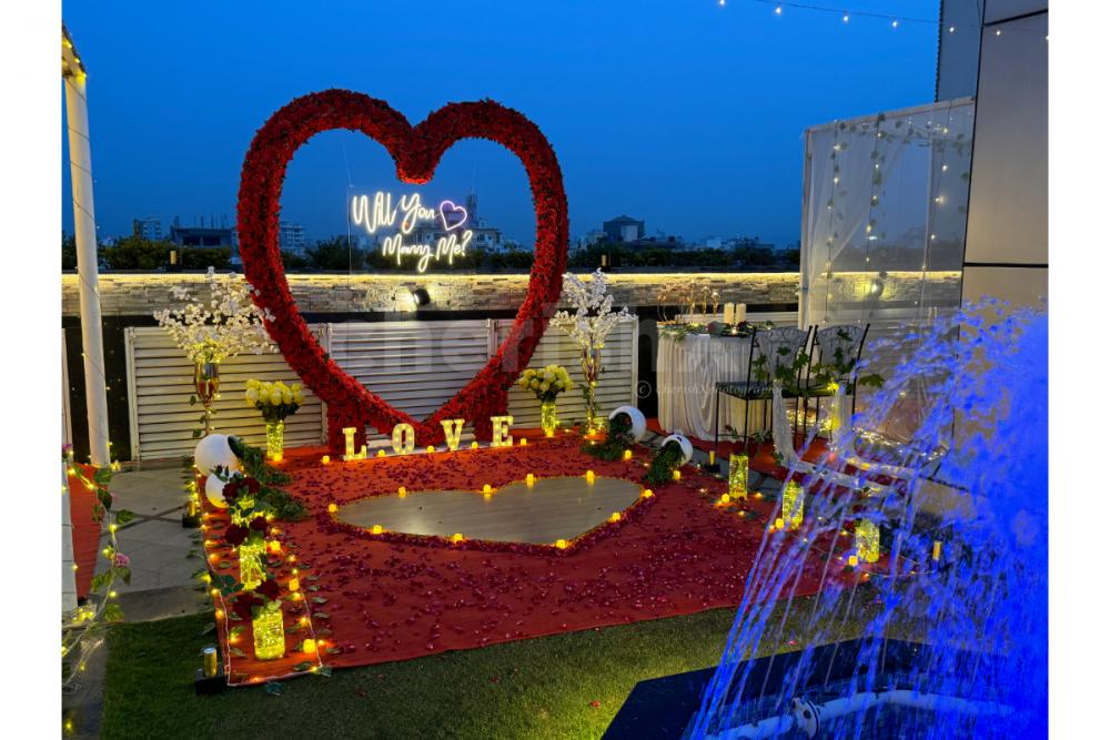 Marry me proposal setup ideas for her indian