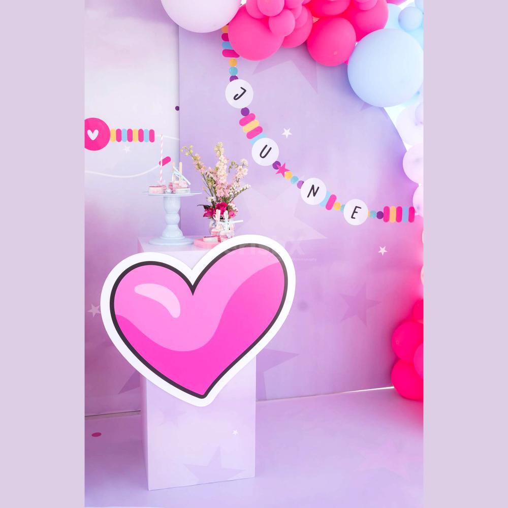 Blue and pink birthday decoration ideas for girls