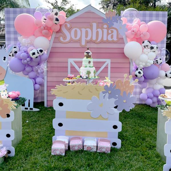 Colorful pastel birthday decoration ideas for girls