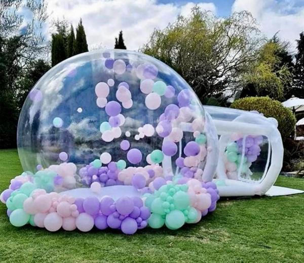 Diy bubble house for kids birthday ideas