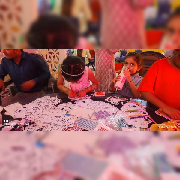 Let the colors of imagination flourish at our Art & Craft Kids Party!
