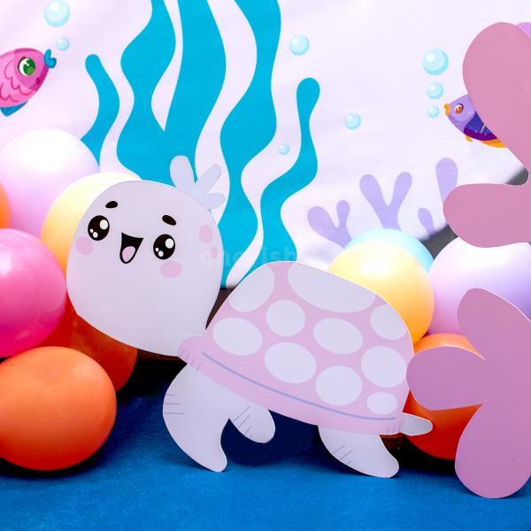 Under the Sea Birthday Bash: Dive Deep with Balloon Decor and Fishes