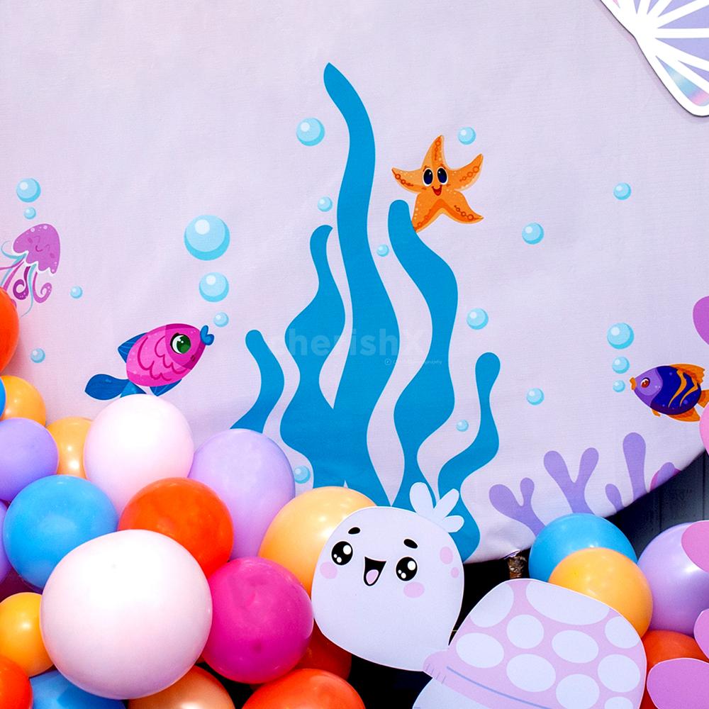 Under the sea Birthday Balloons Decor: Dive into a Colorful Adventure with Fishes