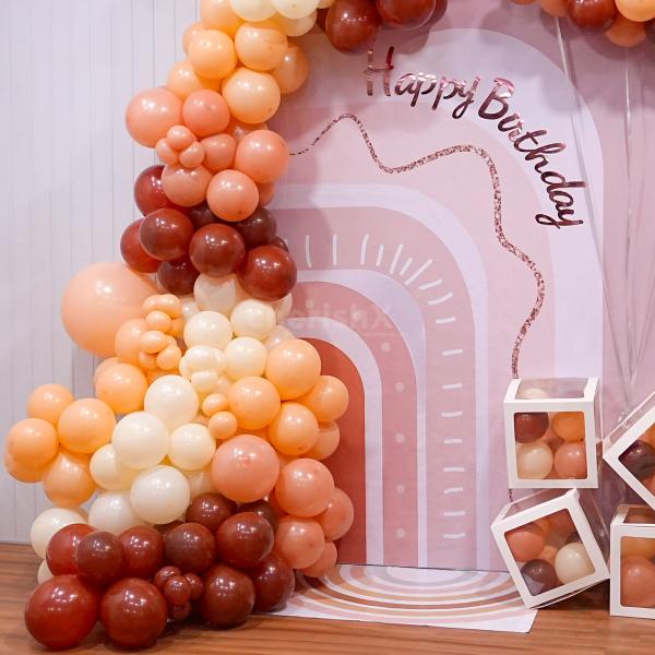 Creating magical memories with our boho chic balloon birthday celebration