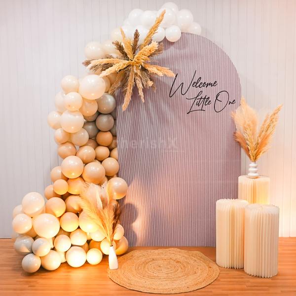 Celebrate new beginnings with our whimsical boho chic baby shower decor