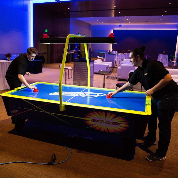 Bring Air Hockey Action to Your Corporate Event