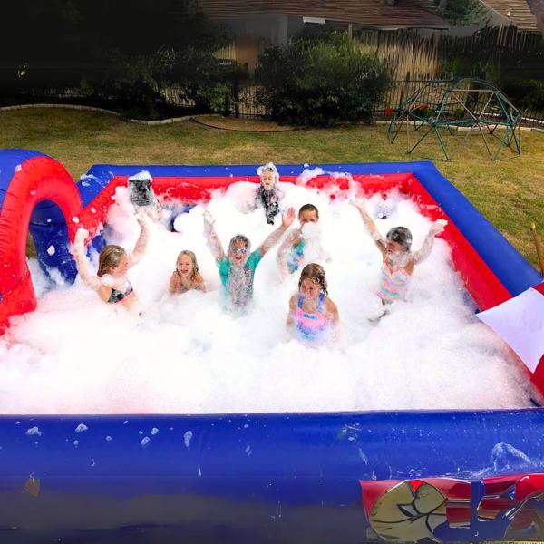 Bounce into foam-filled fun at your kids' party