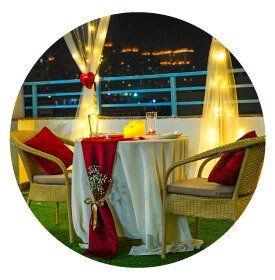Romantic Candlelight Dinners in the best 5 Star Hotels and Properties