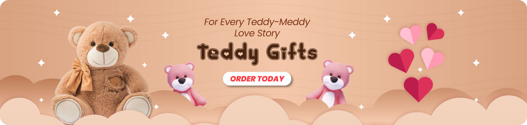Personalised Teddy Gifts for Valentines Day