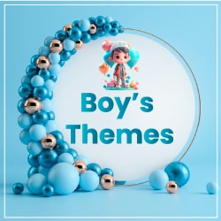 boy theme birthday decorations