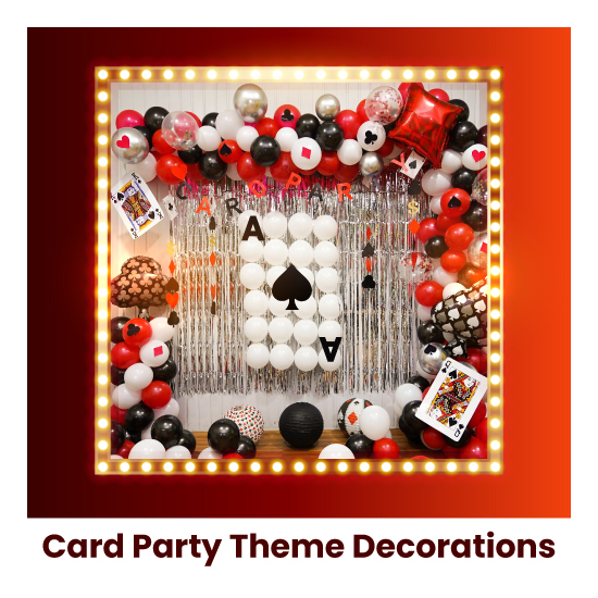 Special Card Theme Decorations for Diwali Party