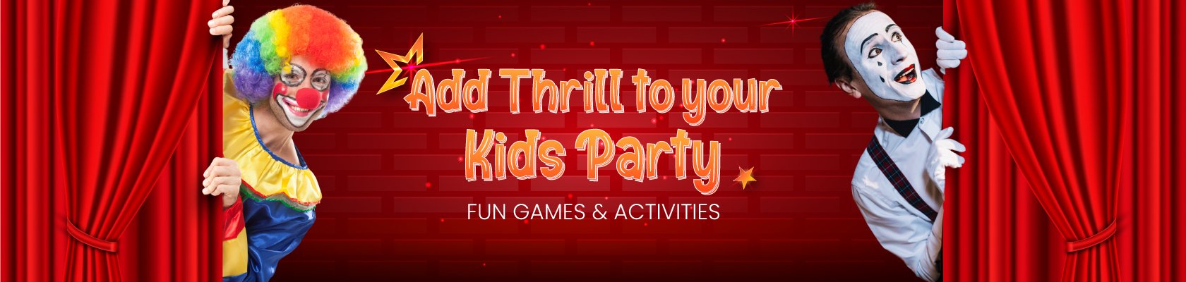 Book Entertainment Services for Kids Birthday Party - Magicians, Tattoo Artists, Trampolines, Game Coordinators & more!