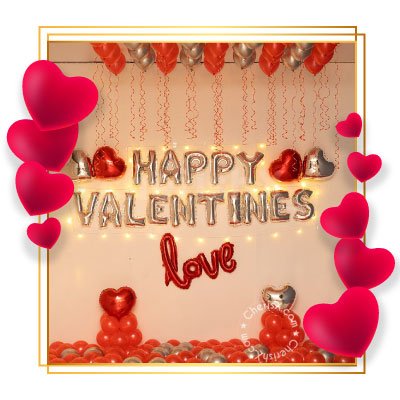 Unique way to express your Love this Valentine's Day with Happy Valentines Love Decoration